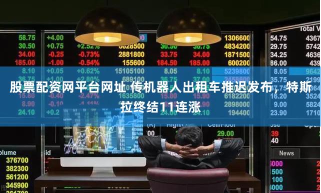 股票配资网平台网址 传机器人出租车推迟发布，特斯拉终结11连涨