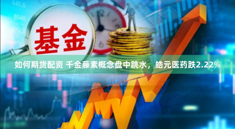 如何期货配资 千金藤素概念盘中跳水，皓元医药跌2.22%